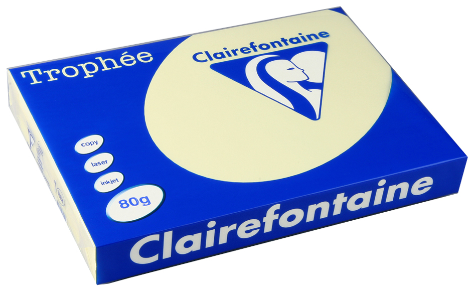 1884 - Clairfontaine Kopieerpapier A3 80g/m² Geel 500vel