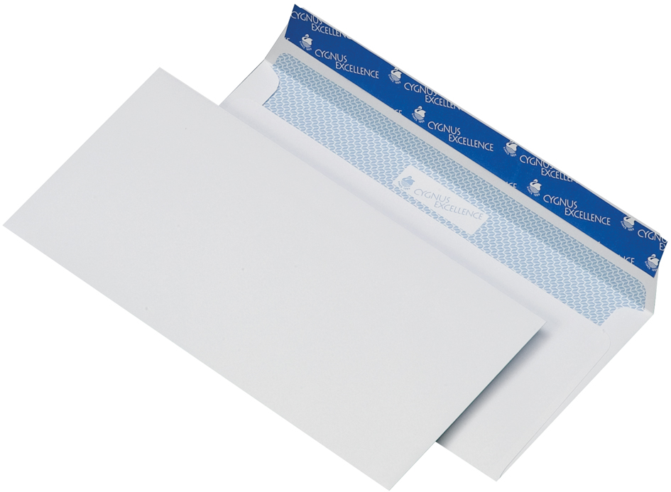 226000 - CYGNUS EXCELLENCE Envelop DIN/Lang 110x220mm 100gr Gom 1st Wit