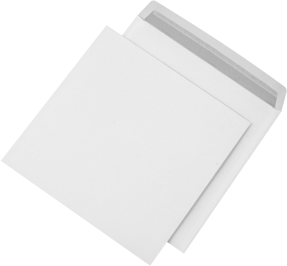 302290 - MAILmedia Envelop Zack&Klapp 220x220mm 100gr 500st Wit