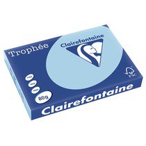 1256 - Clairfontaine Kopieerpapier A3 80g/m² Blauw 500vel