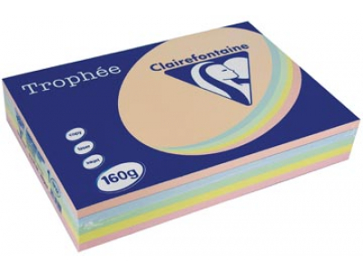 1712 - Clairfontaine Kopieerpapier A4 160g/m² Diverse Kleuren 250vel