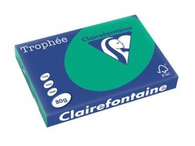 1896 - Clairfontaine Kopieerpapier A3 80g/m² Groen 500vel