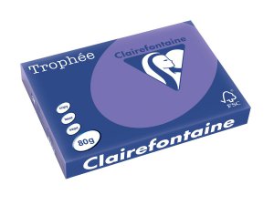 1897 - Clairfontaine Kopieerpapier A3 80g/m² Paars 500vel