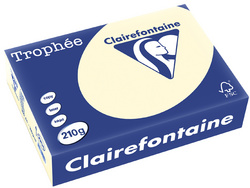 2204C - Clairfontaine Kopieerpapier A4 210g/m² Creme 250vel