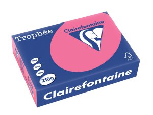 2209 - Clairfontaine Kopieerpapier A4 210g/m² Roze 250vel