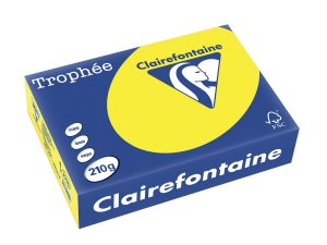 2210 - Clairfontaine Kopieerpapier A4 210g/m² Geel 250vel