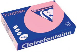 2634 - Clairfontaine Kopieerpapier A4 160g/m² Roze 250vel