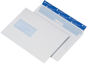 298112 - MAILmedia Venster Envelop 114x229mm Rechts Strip 500st Wit