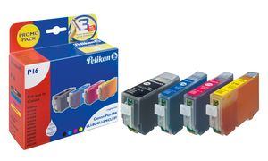 CLI-571-P - Pelikan Inkt Cartridge Black & Cyaan & Magenta & Yellow 1st