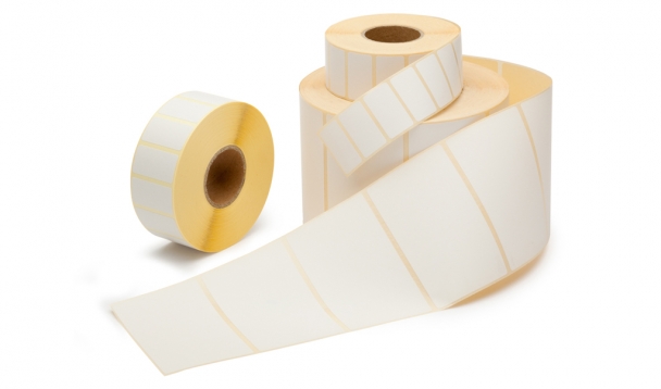 LL035X045000112 - LI-ME Etiket PTE (Papier Thermische Eco) Mat Permanent 35mm 45mm Wit 3.750st 76mm Kern 1Baans 2 Buiten 0° op Rol