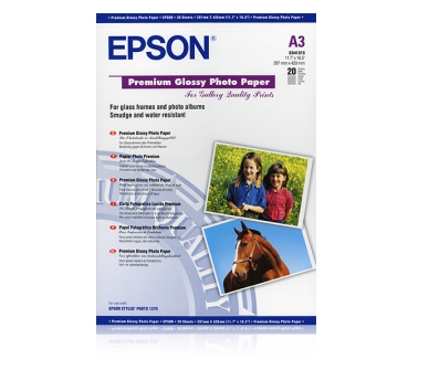 C13S041315 - EPSON Fotopapier Premium A3 255g/m² Gloss 20vel