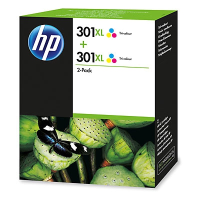 D8J46AE - HP Inkt Cartridge 301XL Cyaan & Magenta & Yellow Combipack