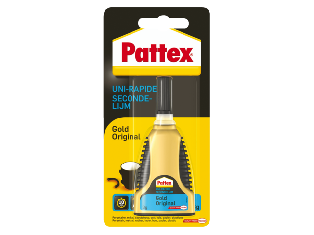 1432563 - PATTEX Secondelijm Gold Original 3gr 1st