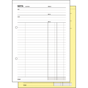 4004360896620 - SIGEL Notablok Expres Zelfkopie A5 2-Kleurig 2x 50vel