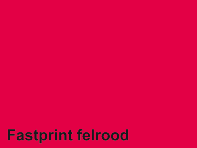 522344 - FASTPRINT Kopieerpapier A4 160g/m² Felrood 50vel