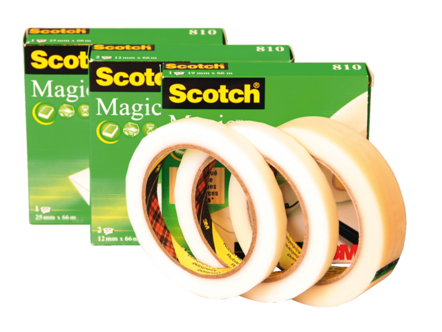 8101266 - 3M Plakband Scotch Magic 810 12mmx66m 2st