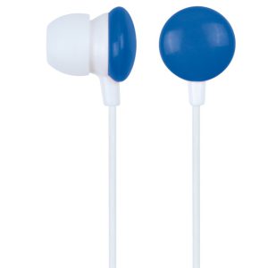 MHP-EP-001-B - Gembird Earphone Blue Smarties Wit/Blauw